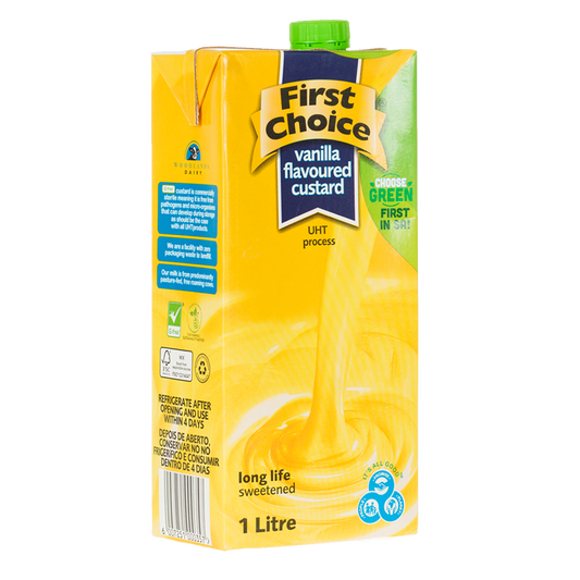 First Choice Vanilla Custard 1 Litre